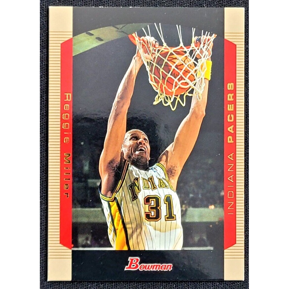 2004-05 BOWMAN REGGIE MILLER GOLD SP INSERT